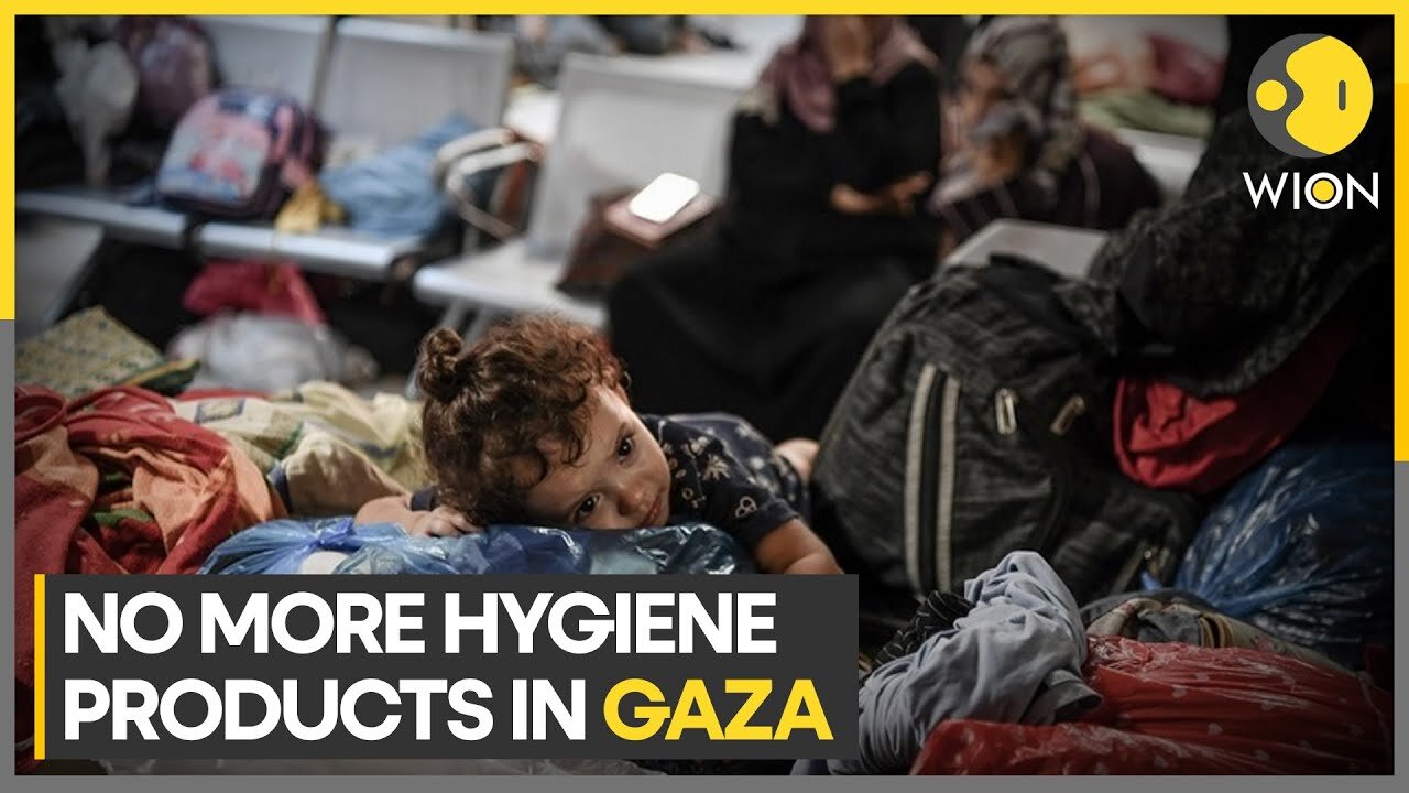 Israel-Palestine war | Overcrowding living spaces, no more hygiene products in gaza | WION