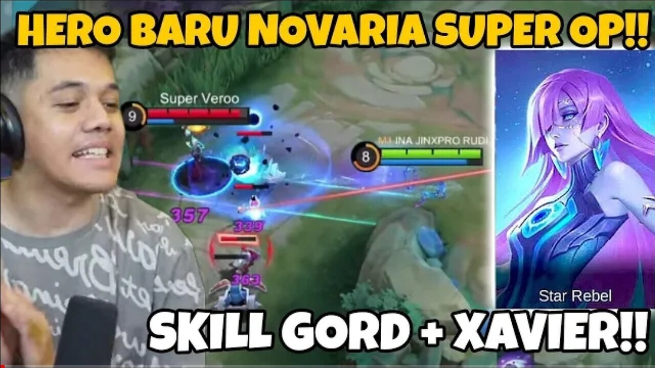 REVIEW HERO BARU NOVARIA SUPER OP !! GABUNG ANTARA GORD + XAVIER !!!