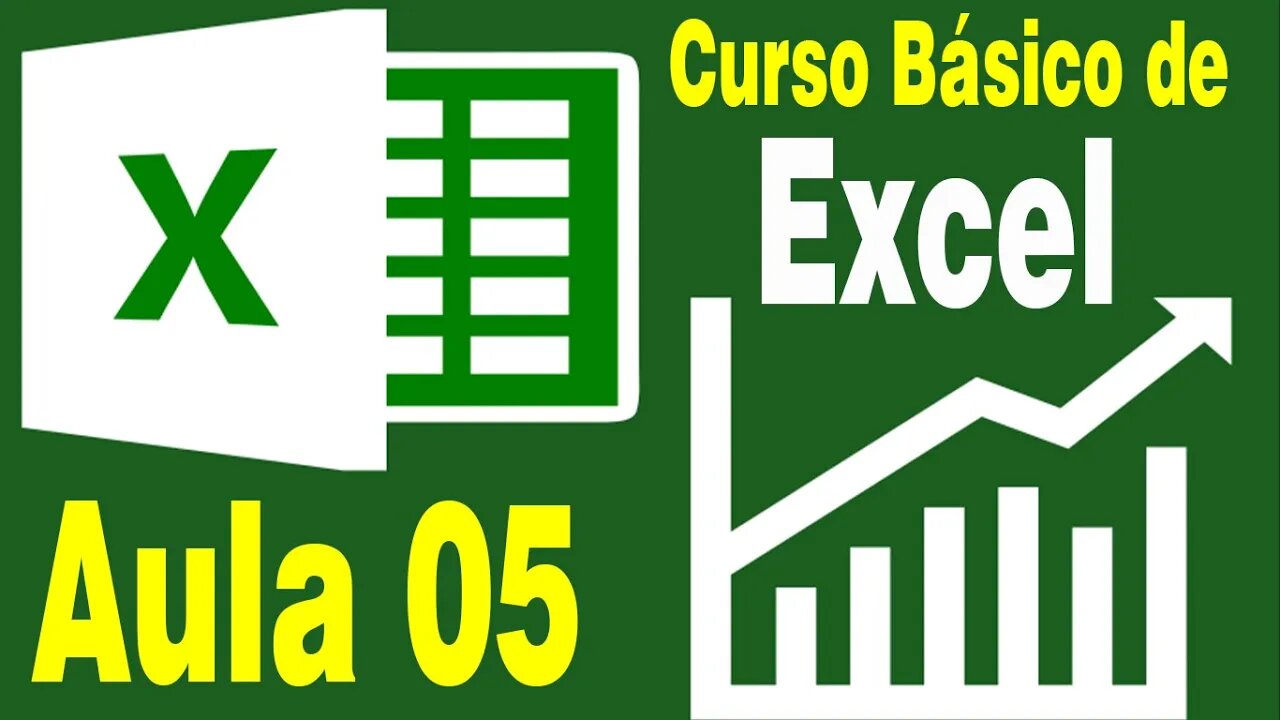 Curso de Excel Básico- Aula 05 mesclar e quebra de linhas