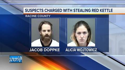 Two charged for stealing Salvation Army donation kettles in Caledonia