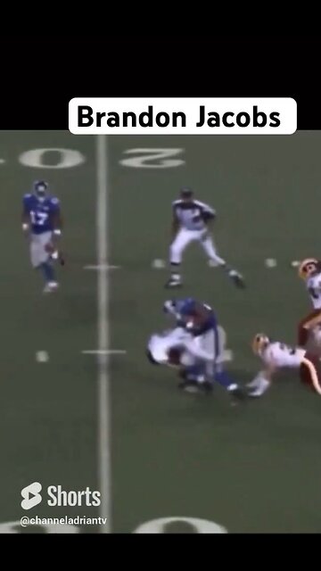 Brandon Jacobs #shorts #footballshorts #football #nfl #newyorkgiants #sports #sportsnews #nflnews