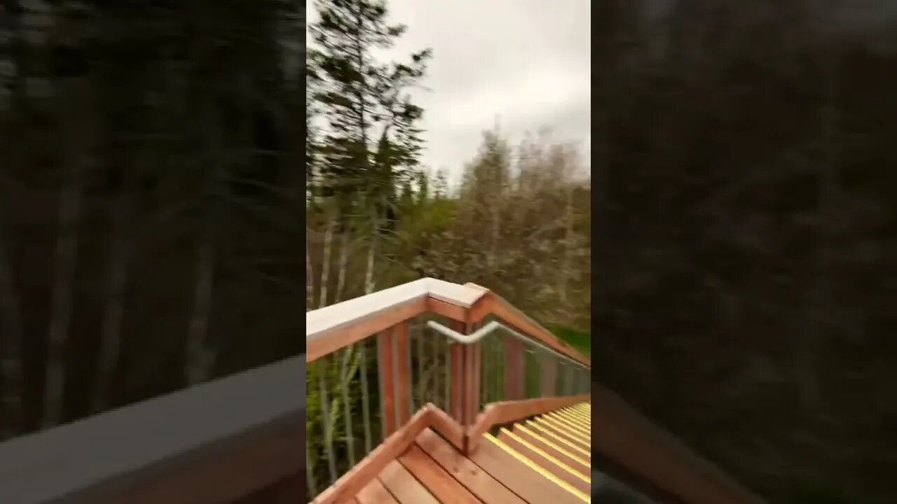 Lookout on the trails in Canada