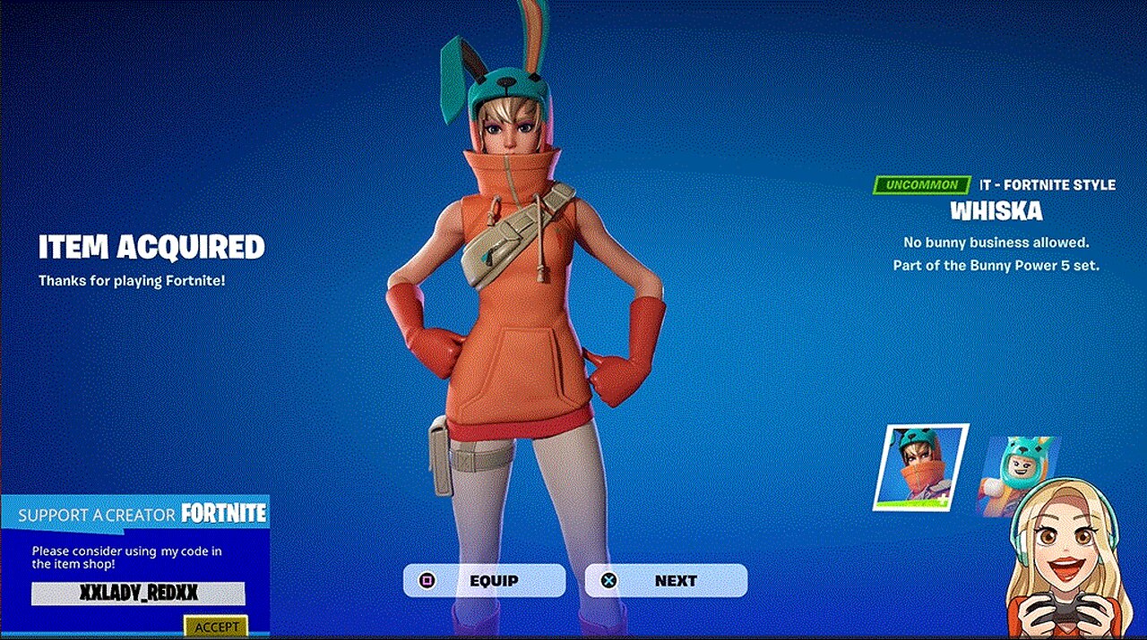 Whiska (Uncommon Outfit)-Fortnite