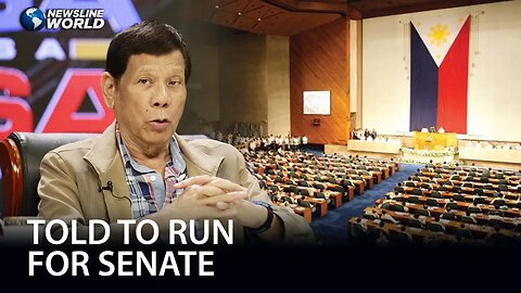 Former Pres. Rodrigo Duterte reveals he was asked to run for senator