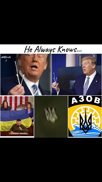 Trump Always knows Corrupt Ukraine 🇺🇦 4th Reich