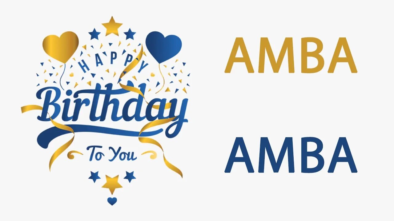 Happy Birthday to Amba - Hindi Birthday Wish From Birthday Bash