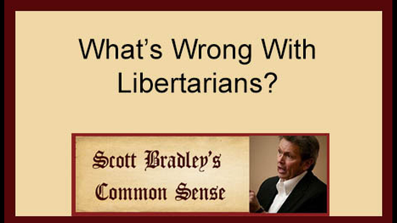 What's Wrong with Libertarians?