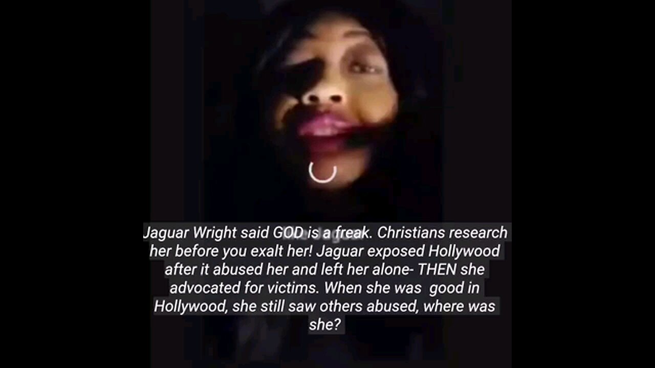 Jaguar Wright Mocks GOD