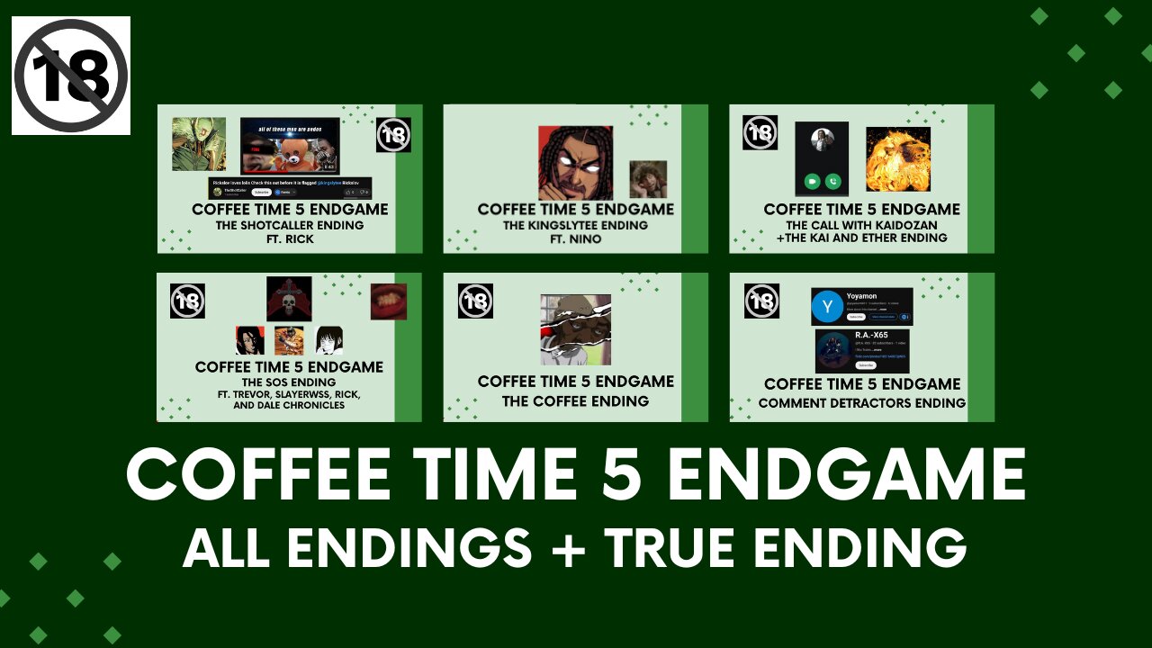 Coffee Time 5 Endgame: All Endings + The True Ending