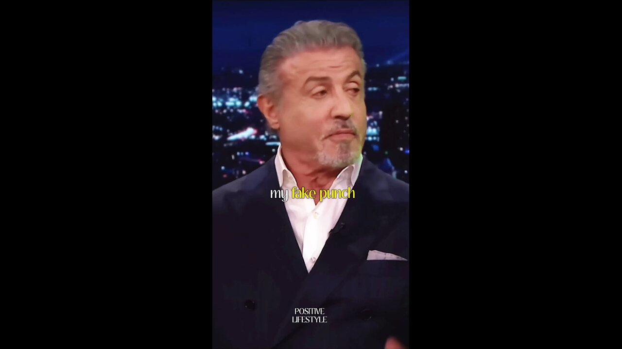 Sylvester Stallone Stages a Fake Fight with Jimmy