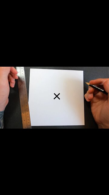 The Easiest Way to Find the Center of Paper