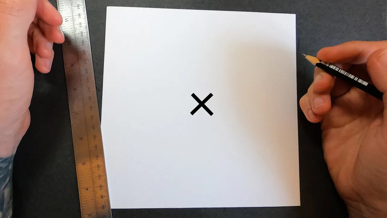 The Easiest Way to Find the Center of Paper