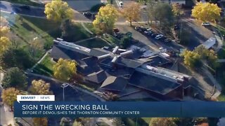 Thornton is inviting you to sign a wrecking ball