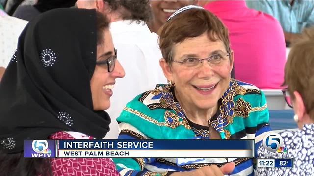 Interfaith service brings people together in West Palm Beach