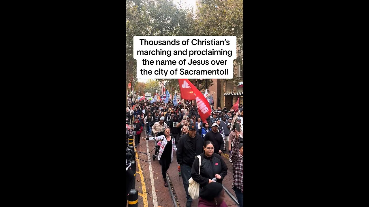 1000 of Christians March in Sacramento