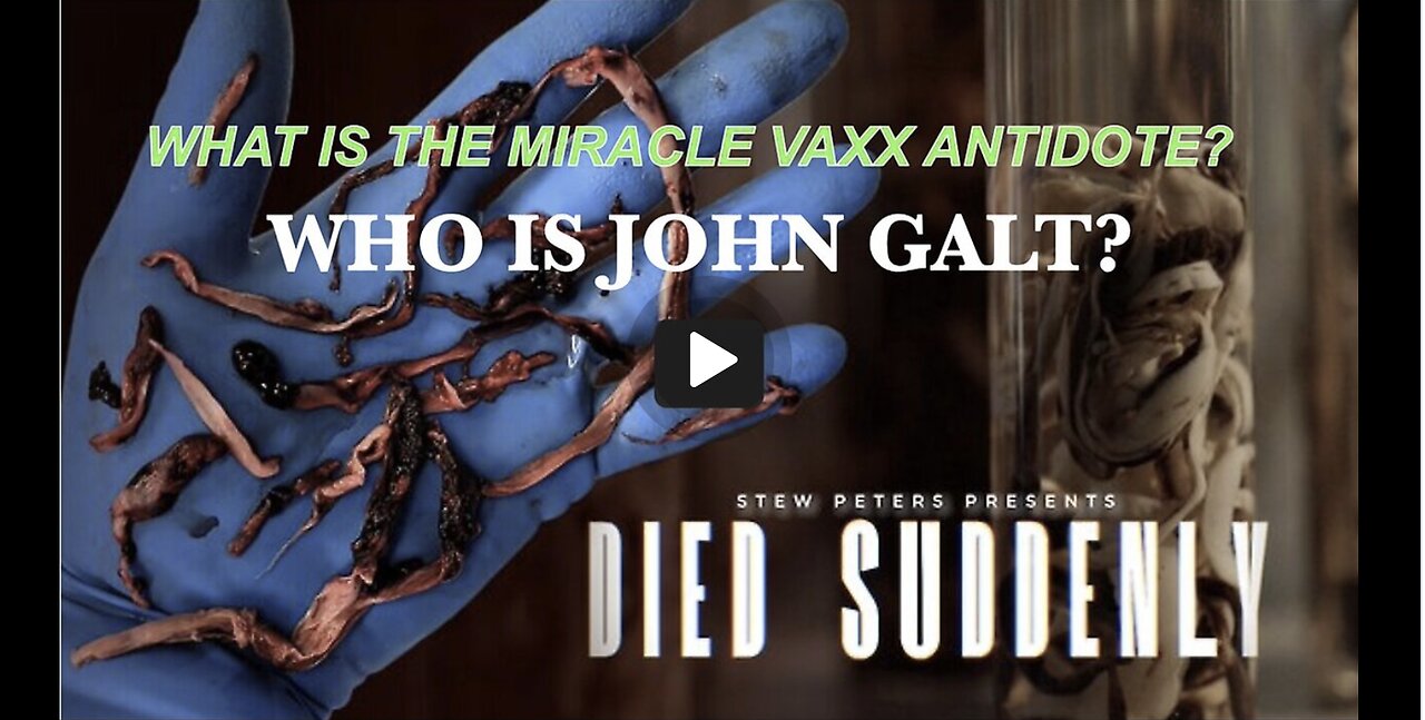 HOW MANY PEOPLE DO YOU KNOW THAT HAVE #DIEDSUDDENLY ?HEARD OF THE VAXX ANTIDOTE? TY JGANON, SGANON