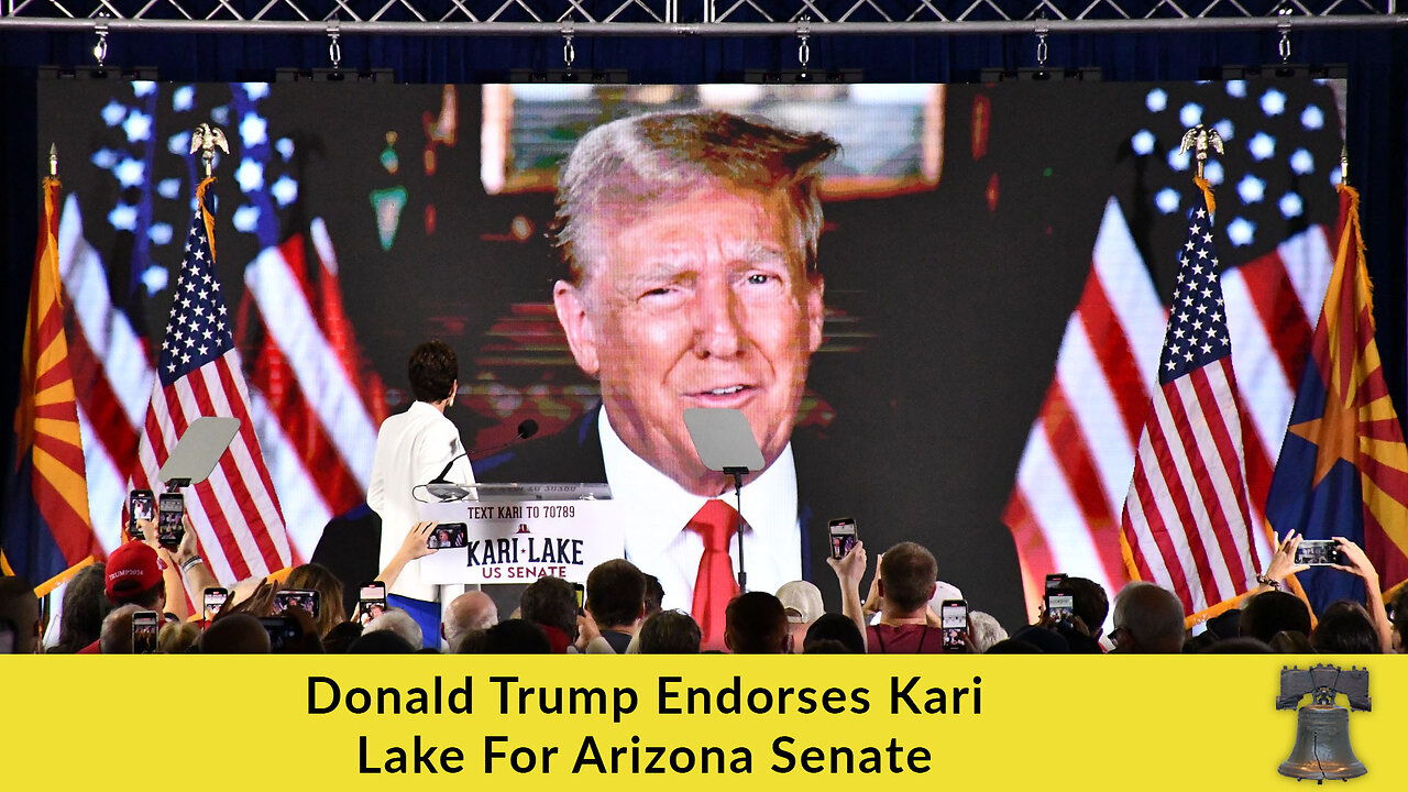 Donald Trump Endorses Kari Lake For Arizona Senate