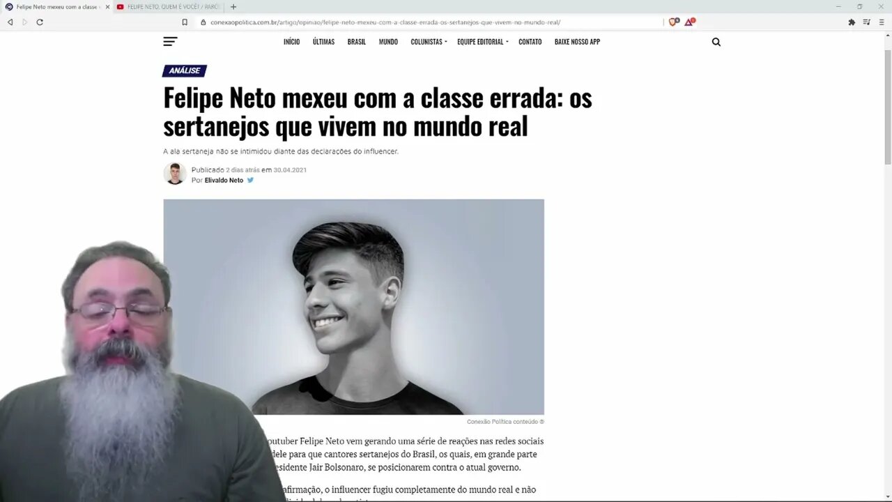 A briga do felipe neto com os sertanejos