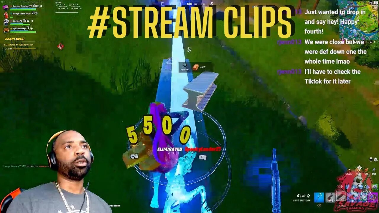 FORTNITE [LIVE] STREAM CLIPS