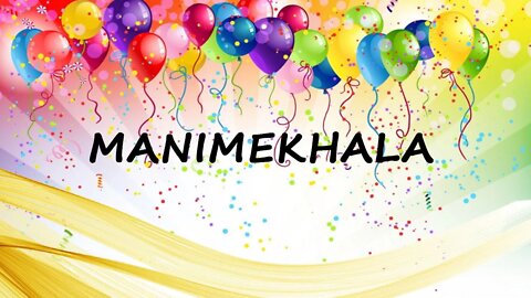 Happy Birthday to Manimekhala - Birthday Wish From Birthday Bash