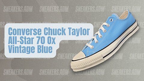 Converse Chuck Taylor All-Star 70 Ox Vintage Blue - 171569C - @SneakersADM