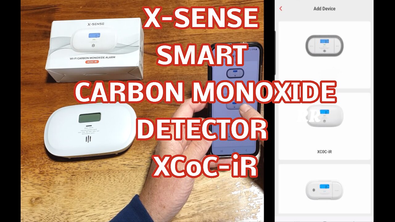 X-Sense Smart Carbon Monoxide Detector, XC0C-iR, Wifi, App