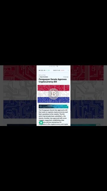 Paraguayan Senate Approves Cryptocurrency Bill #cryptomash #cryptomashnews #cryptonews #viralvideo
