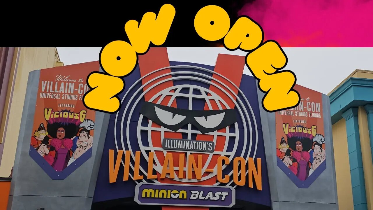 NEW UNIVERSAL STUDIO ATTRACTION OPEN !!!!! Villain Con Minion Blast