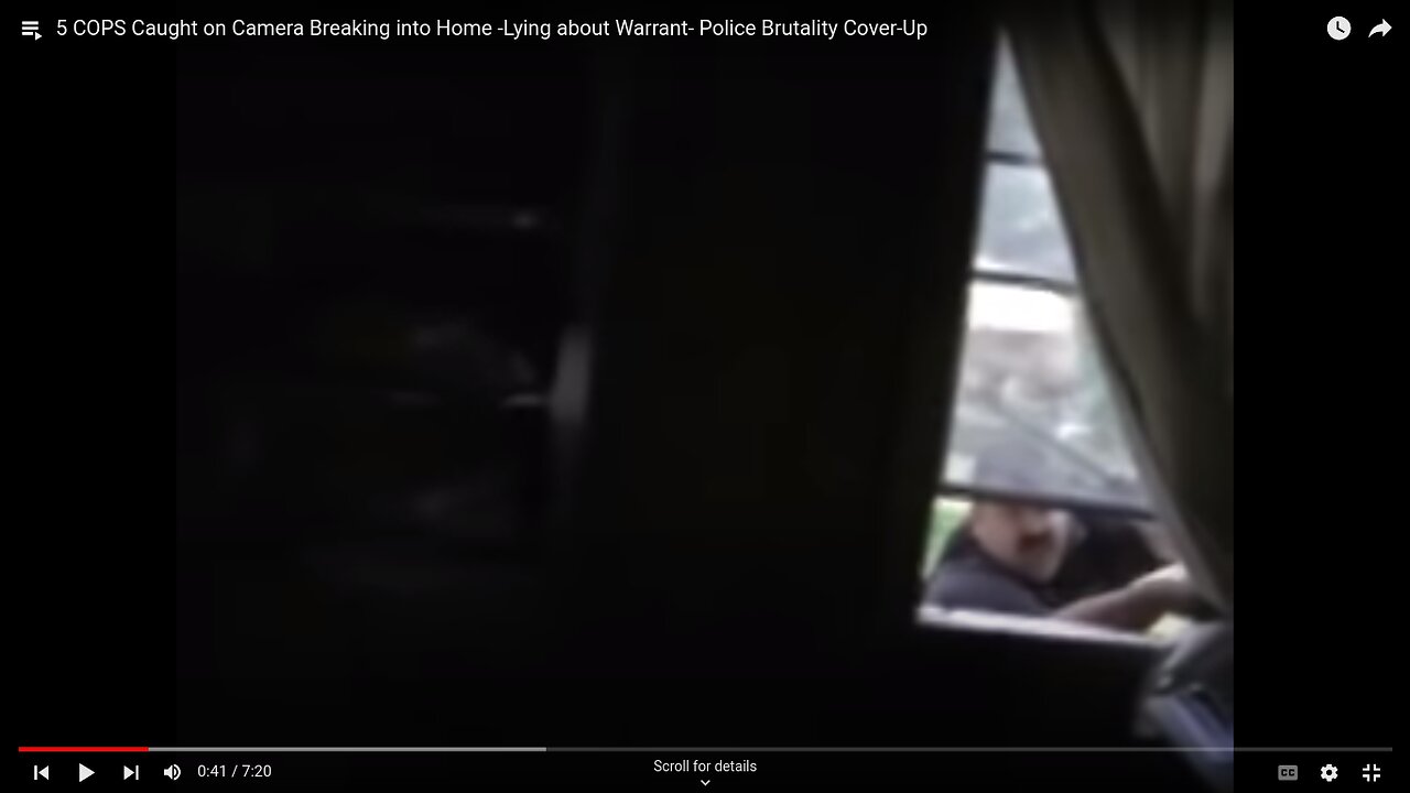 5 COPS Caught on Camera Breaking into Home -Lying about Warrant- Police Brutality Cover-Up