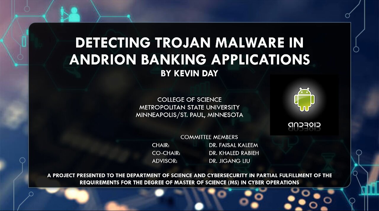 Detecting Mobile Trojan Malware in Android Banking Applications
