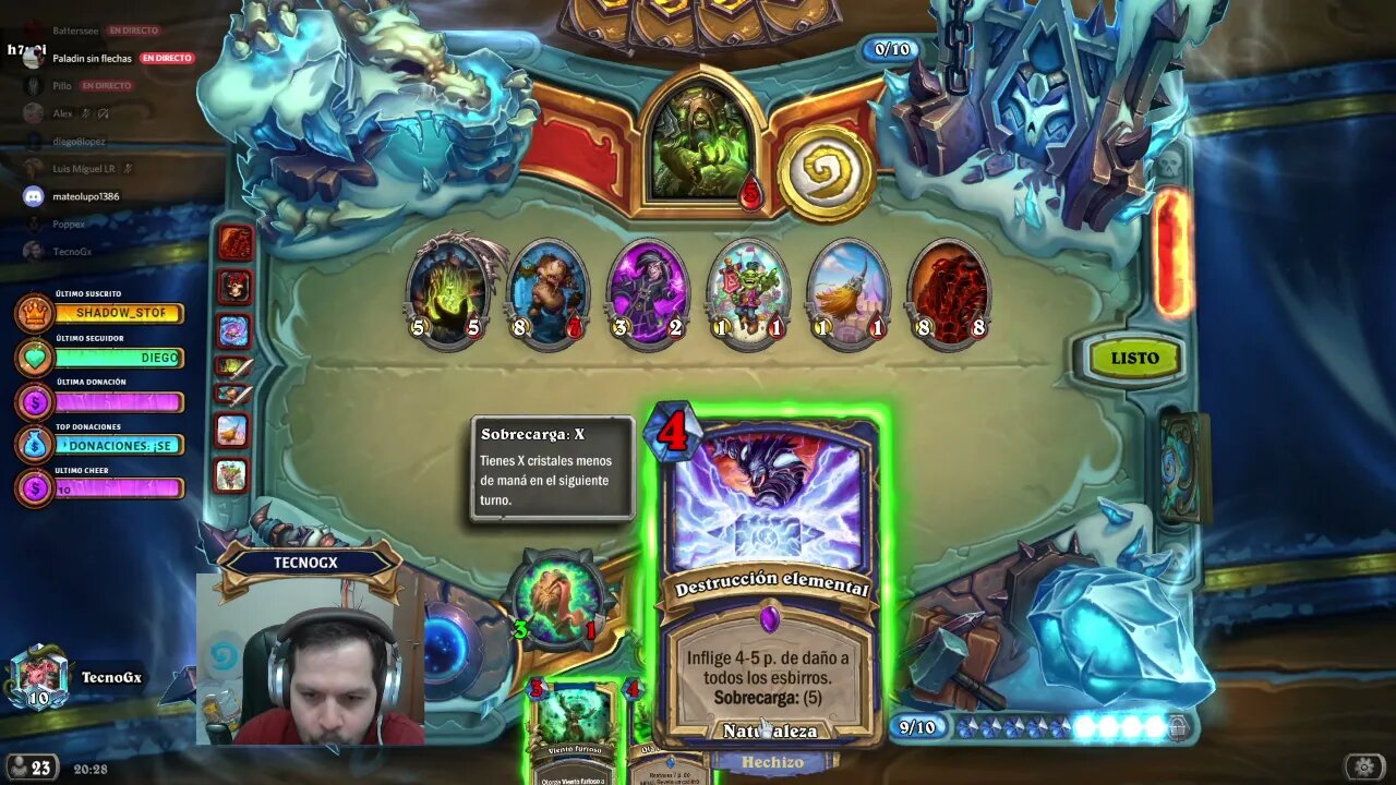 ¿Quieres ganar en Salvaje? Big Chaman/Shaman Patea traseros 🎯💥 en #HearthStone #Leyenda #Diamante ✨