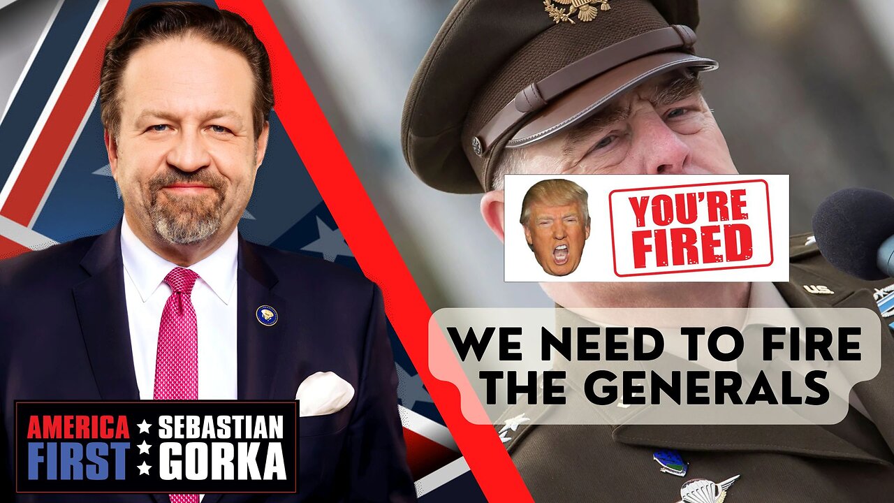 We need to fire the generals. Rep. Mike Waltz with Sebastian Gorka One on One