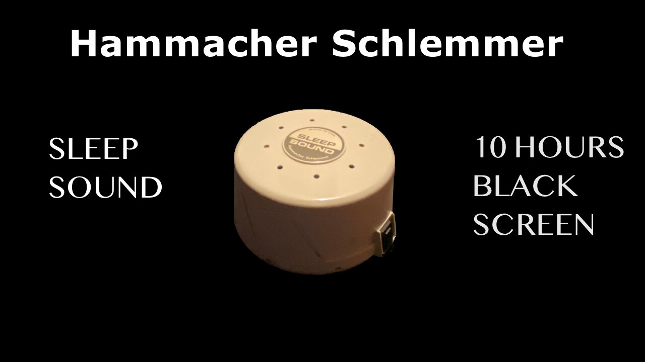 Vintage White Noise - Hammacher Schlemmer - Sleep Sound - 10 Hours