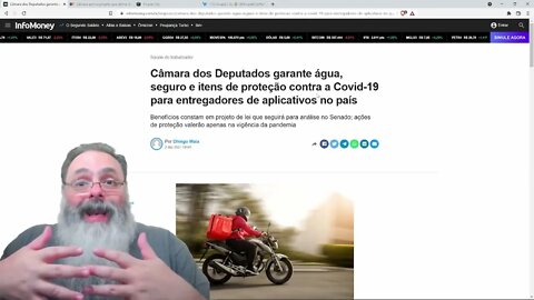 Câmara propõe diminuir salário de entregadores e aumentar preço da entrega — PETER TURGUNIEV