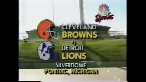 1989-11-23 Cleveland Browns vs Detroit Lions