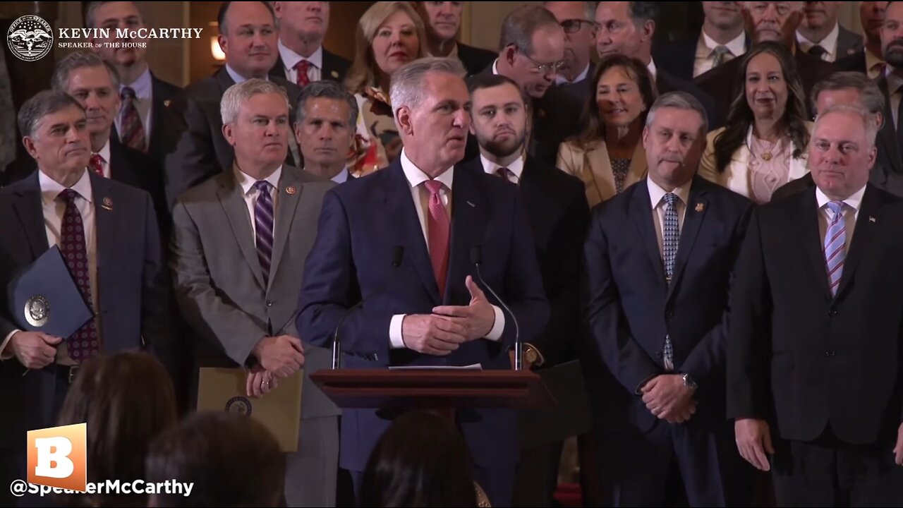 LIVE: Speaker McCarthy Signing Bipartisan Legislation Nullifying D.C. Crime Law...