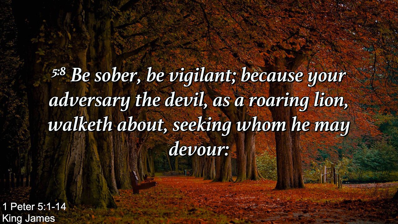 Wednesday Evening November 1st - Do Not Give A Place To The Devil