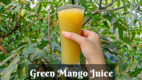 Green Mango Juice | টক-ঝাল-মিষ্টি কাঁচা আমের শরবত | Raw Green Mango Juice | Kacha Aamer Juice