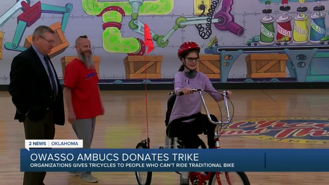 Owasso Ambucs Donates Trike