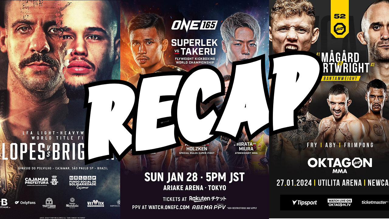 New LFA Heavyweight Champion, ONE FC PPV, And More!││Combat Sports Recap (26/01-19/01)📋