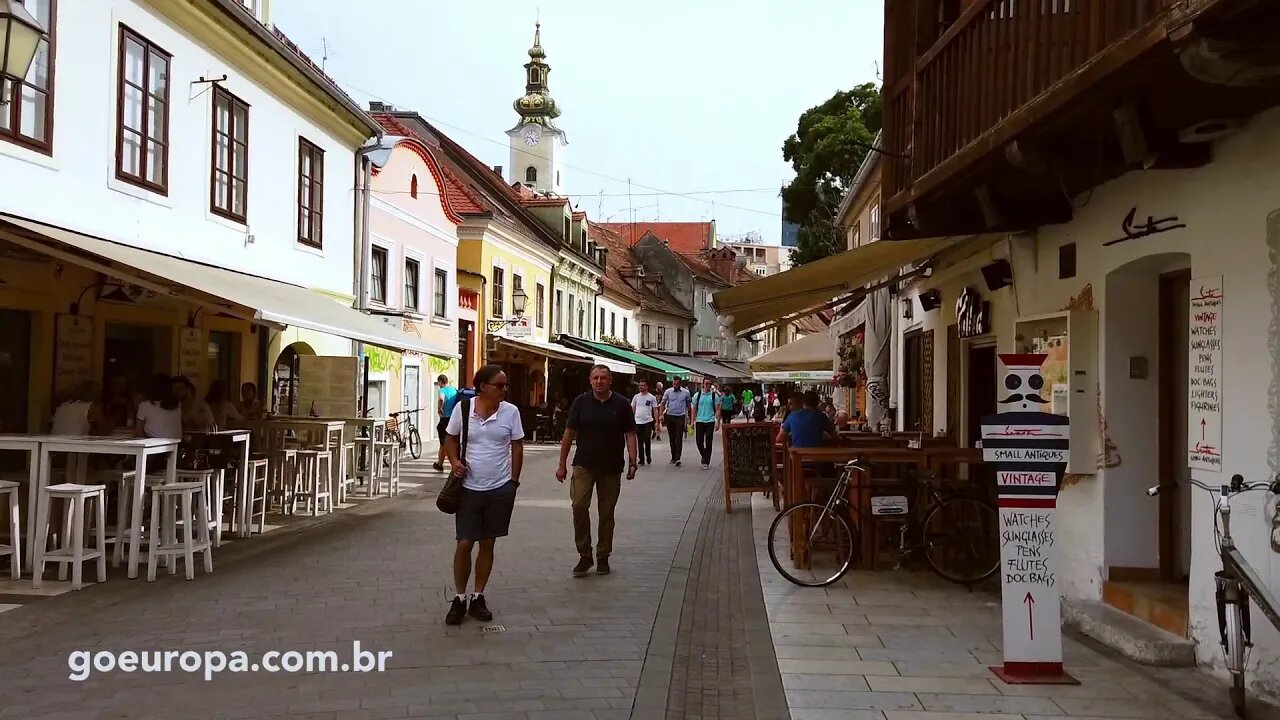 🇭🇷 ERA UM RIO... HOJE, É A RUA DO AGITO - Zagreb, Croácia | GoEuropa