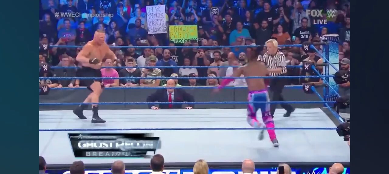 Brock Lesnar Vs Kofi Kingston For Wwe Championship On Smackdown Full Match