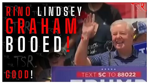 Lindsey Graham BOOED at TRUMP RALLY in his home State of SOUTH CAROLINA! F'ING GOOD!