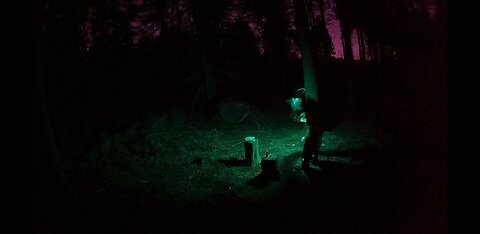 Putting my axe away. Woodland wildcamping. Nightlapse 20th Jan 2023