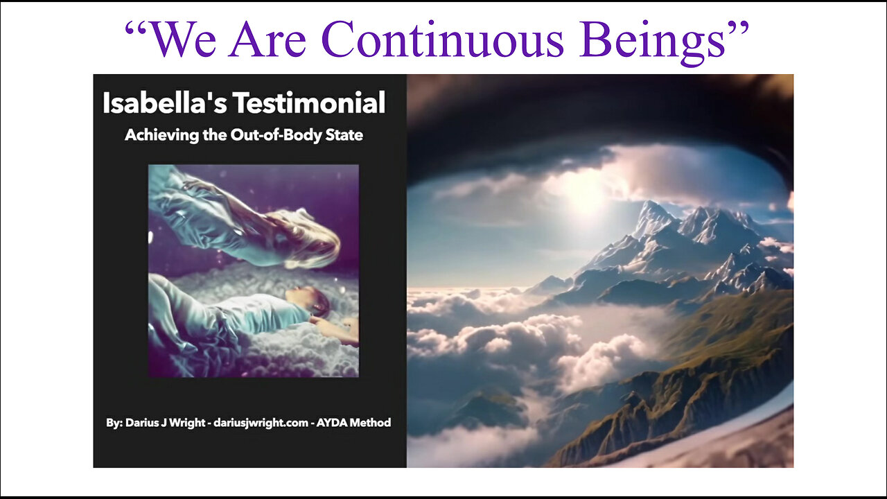 Isabella's Testimonial - "We Are Continuous Beings"