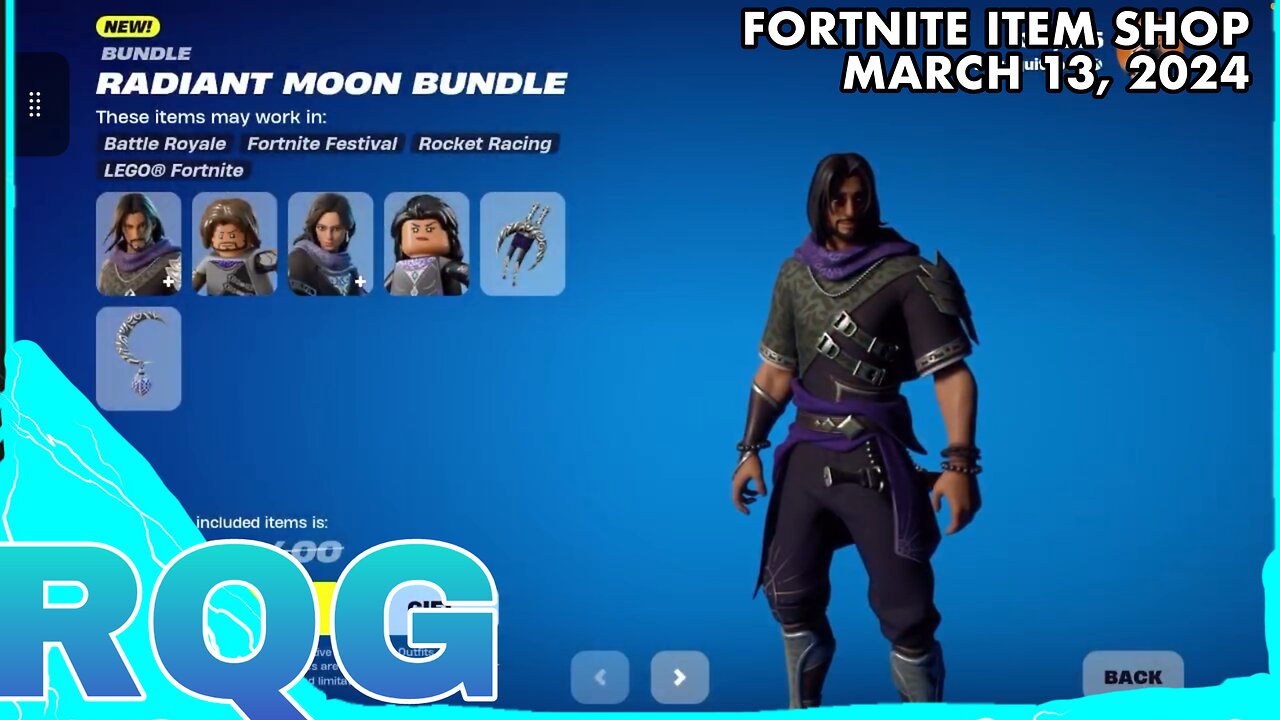 “NEW” RADIANT MOON BUNDLE IS HERE! FORTNITE ITEM SHOP (March 13, 2024)