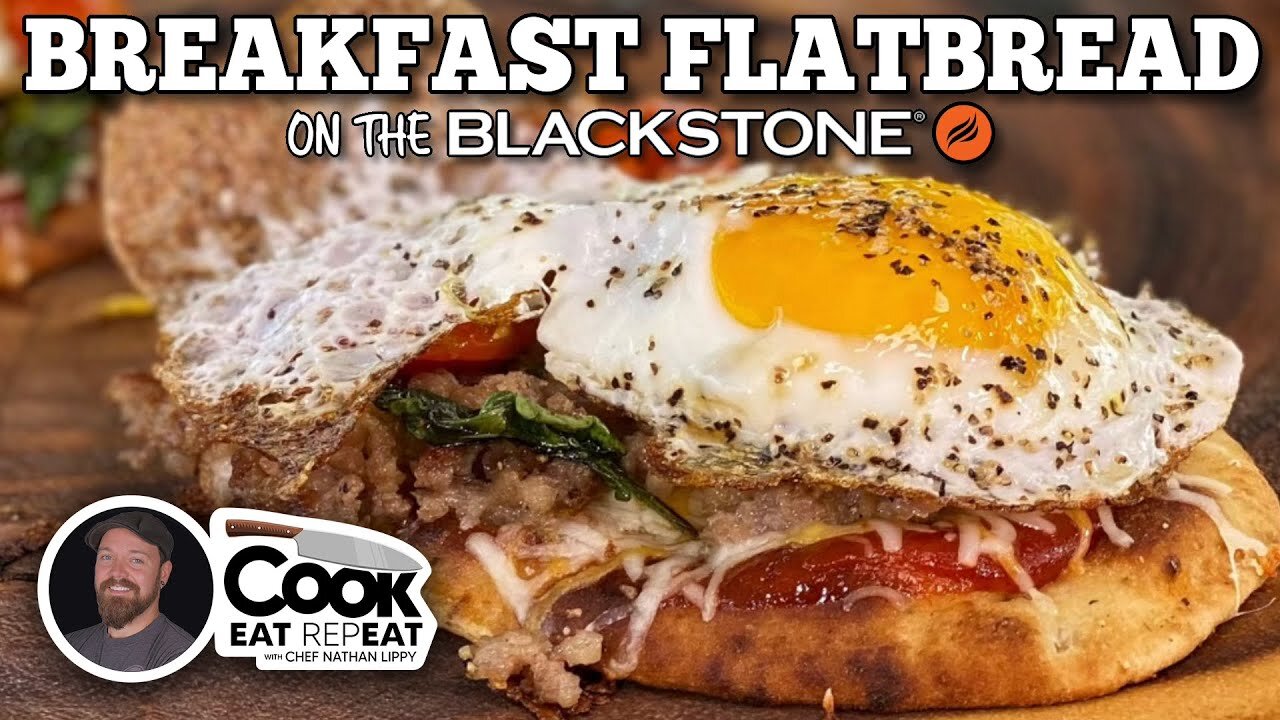 Chef Nate's Mini Breakfast Flatbread | Blackstone Griddles