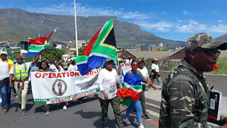 WATCH: Operation Dudula marching to the Western Cape Education Department