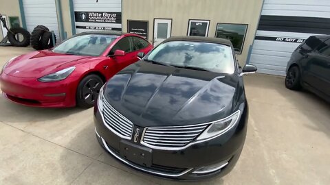 Tulsa Auto Wraps | White Glove Auto | Black Lincoln