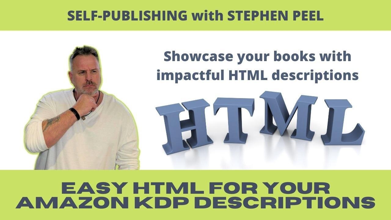 Easy to create HTML book descriptions, including emojis and bold, colourful headings.